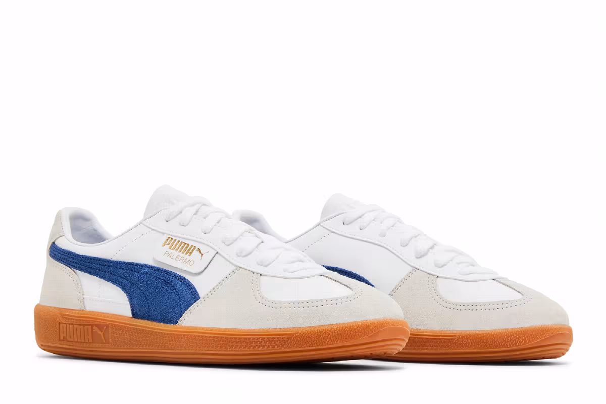 Puma Palermo Leather White Clyde Royal Gum, view 9