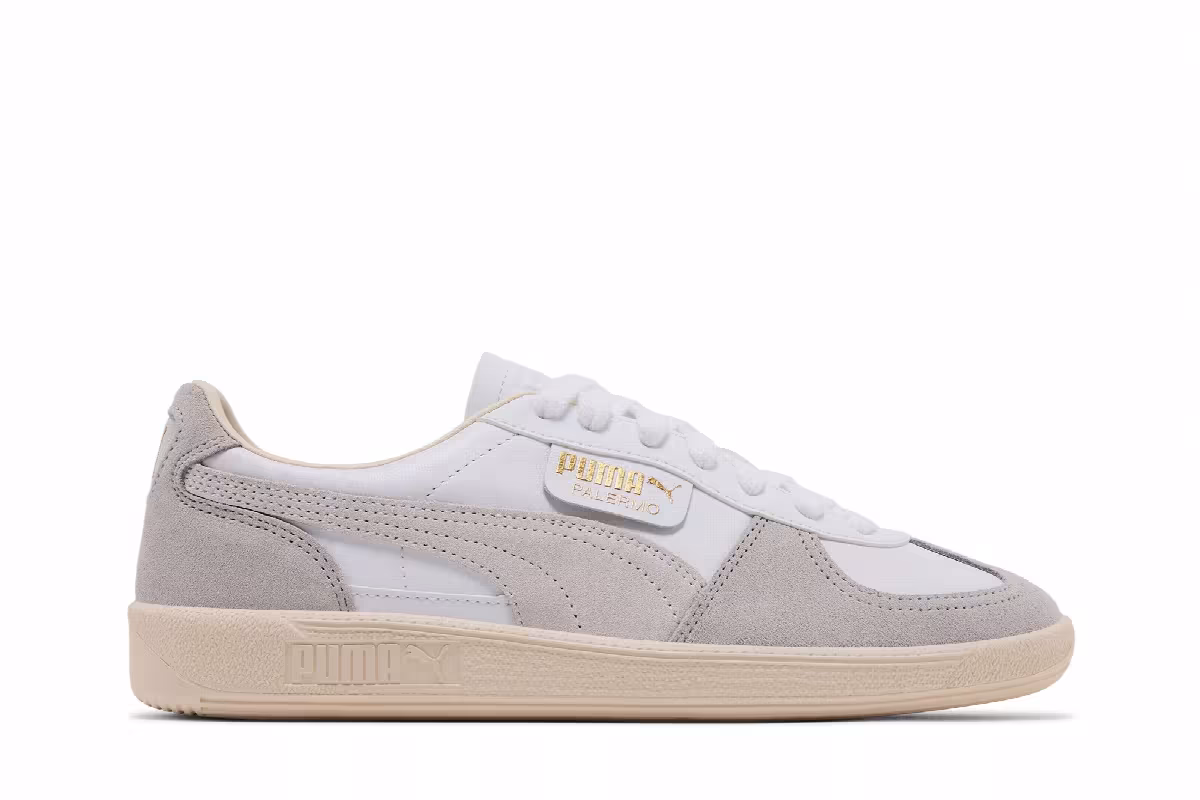 Puma Palermo Leather White Cool Light Grey, view 2
