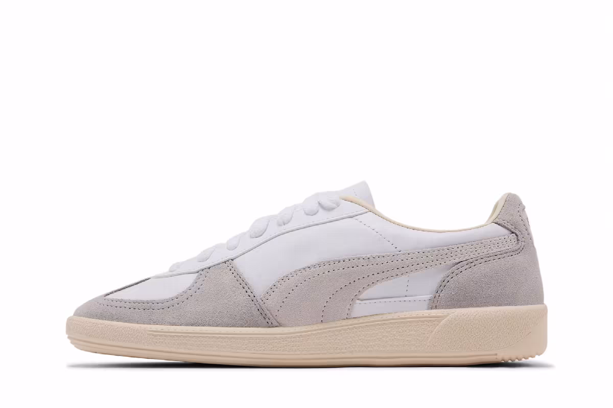 Puma Palermo Leather White Cool Light Grey, view 4
