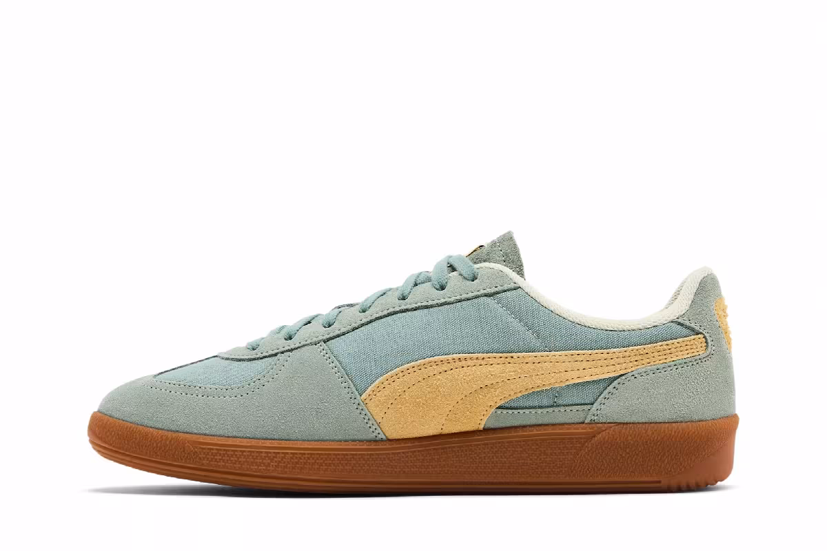 Puma Palermo Weathered Green Moon Sunny Yellow, view 4