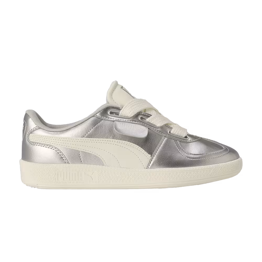 Puma Women's Palermo Wide Lace Metallic - Silver Warm White
