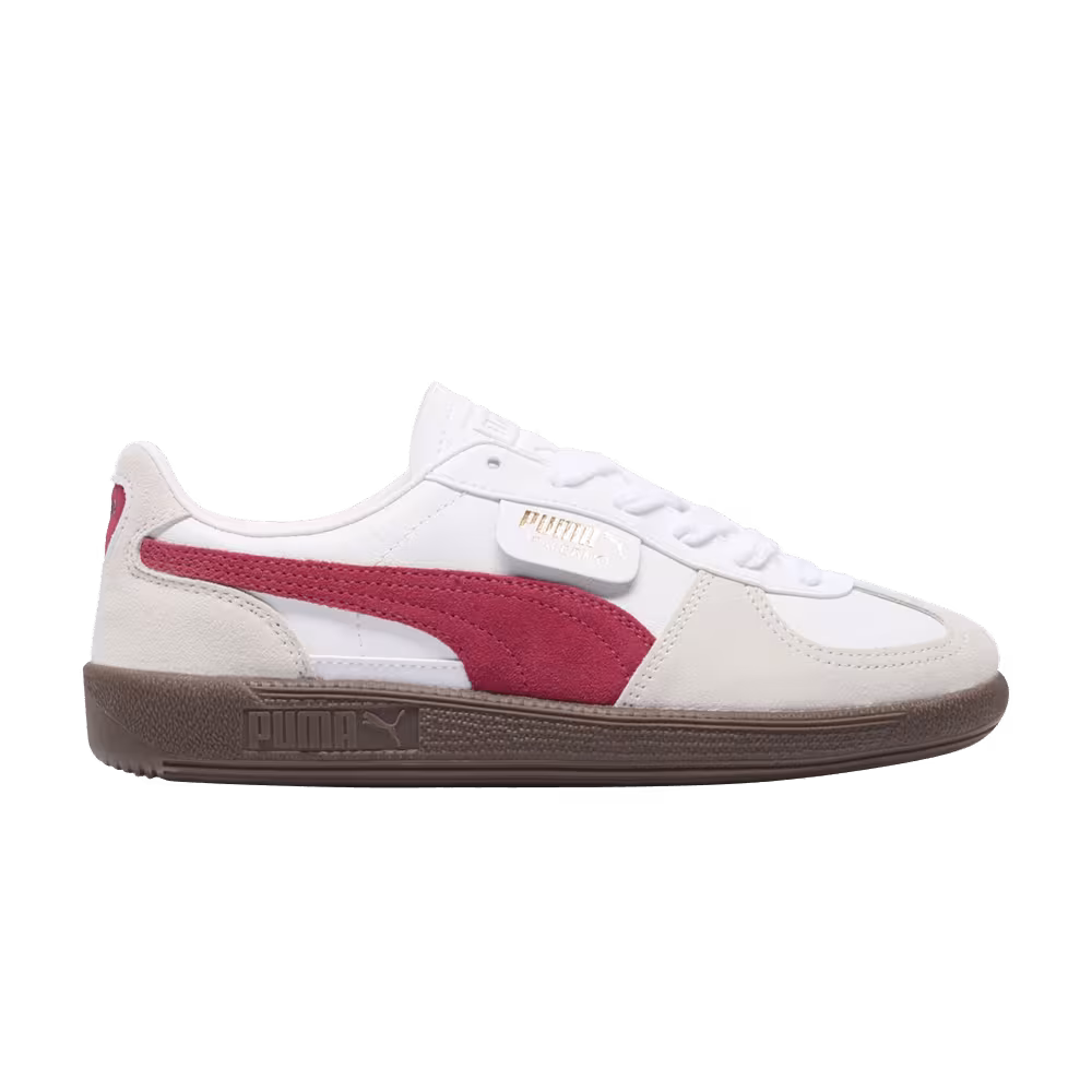 Puma Women's Palermo White Club Red Gum