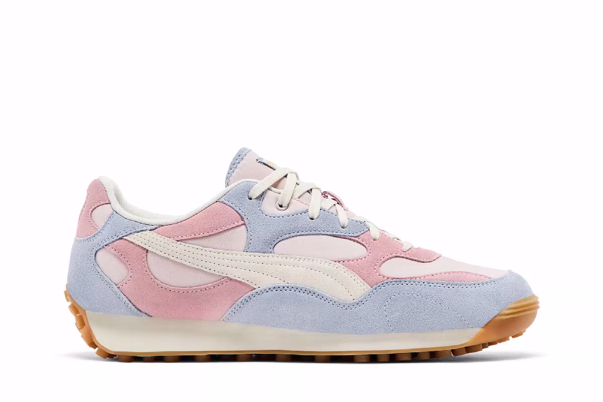 KidSuper Studios x Puma Easy Rider Mauve Mist Alpine Snow, view 2