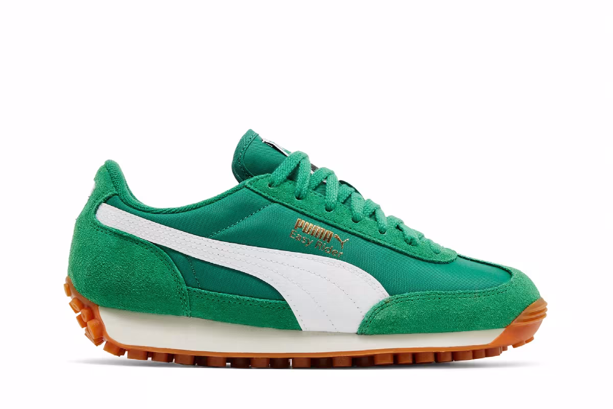 Puma Easy Rider Vintage Big Kid Archive Green, view 2