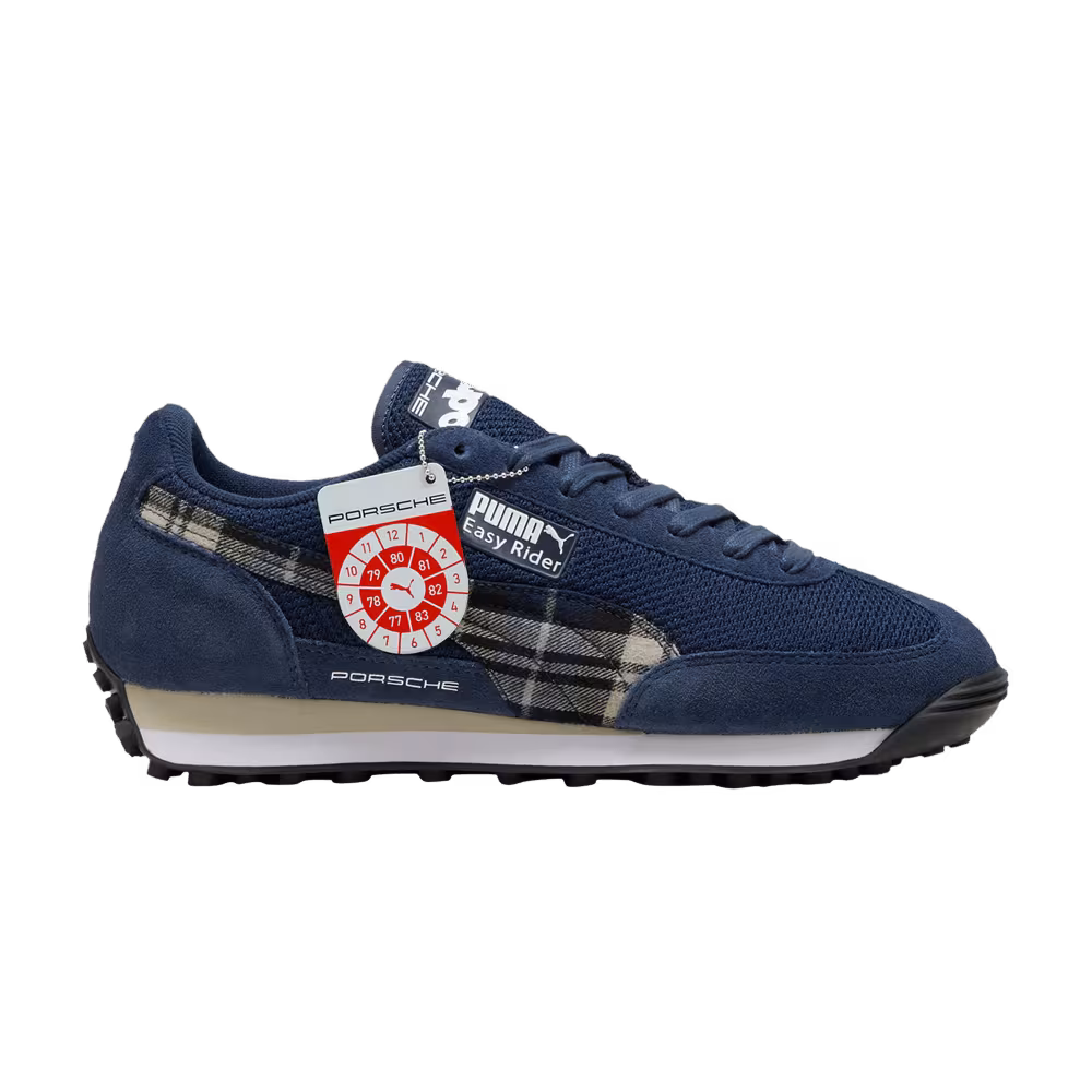 Porsche Legacy x Puma Easy Rider Tartan Formstrip - Club Navy