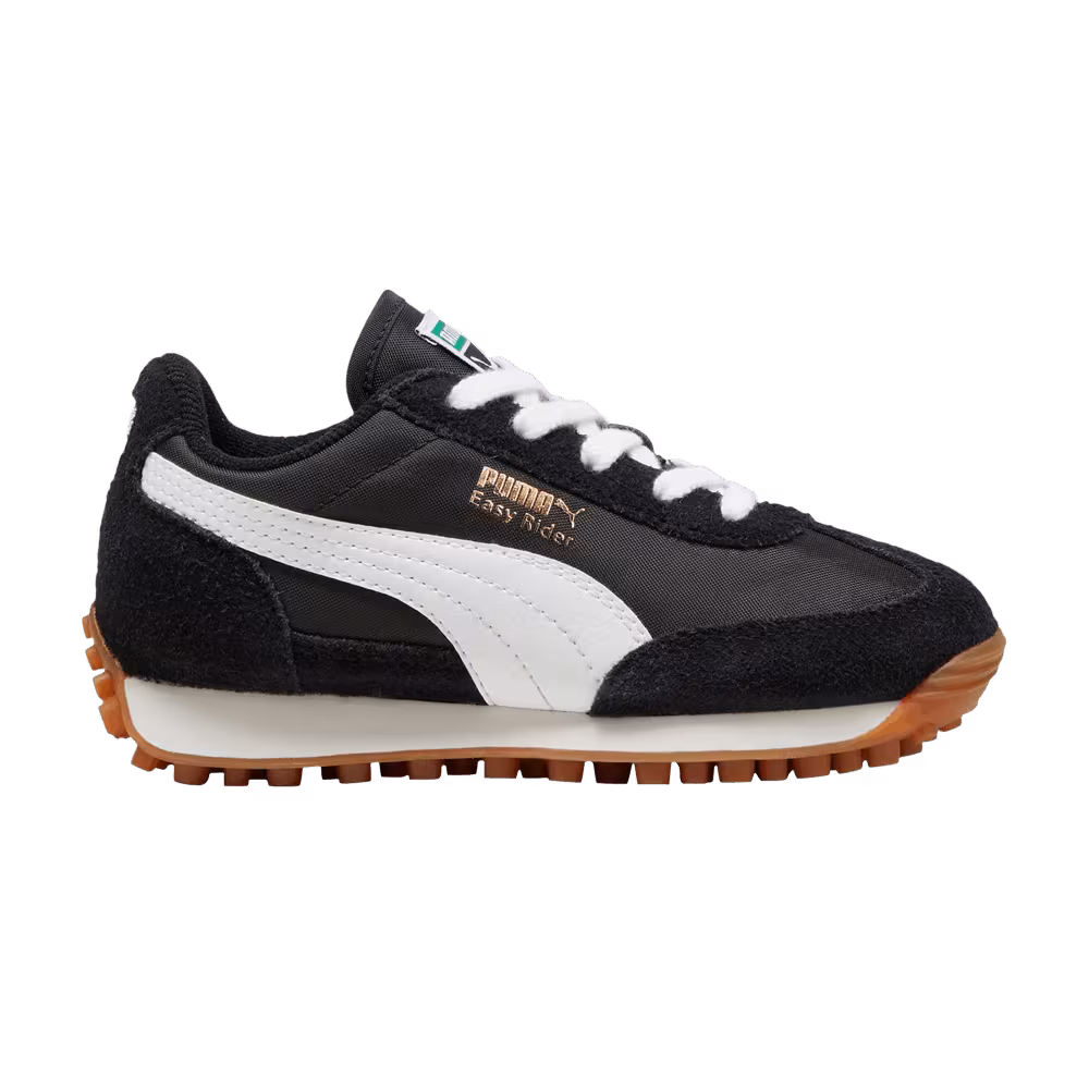 Puma Easy Rider Vintage Little Kid Black White