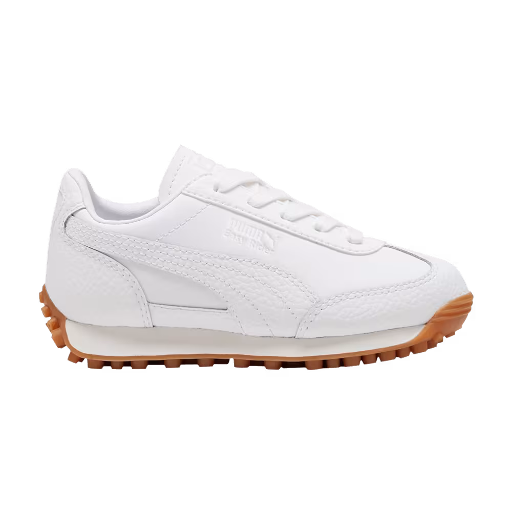 Puma Easy Rider Leather Little Kid White Gum