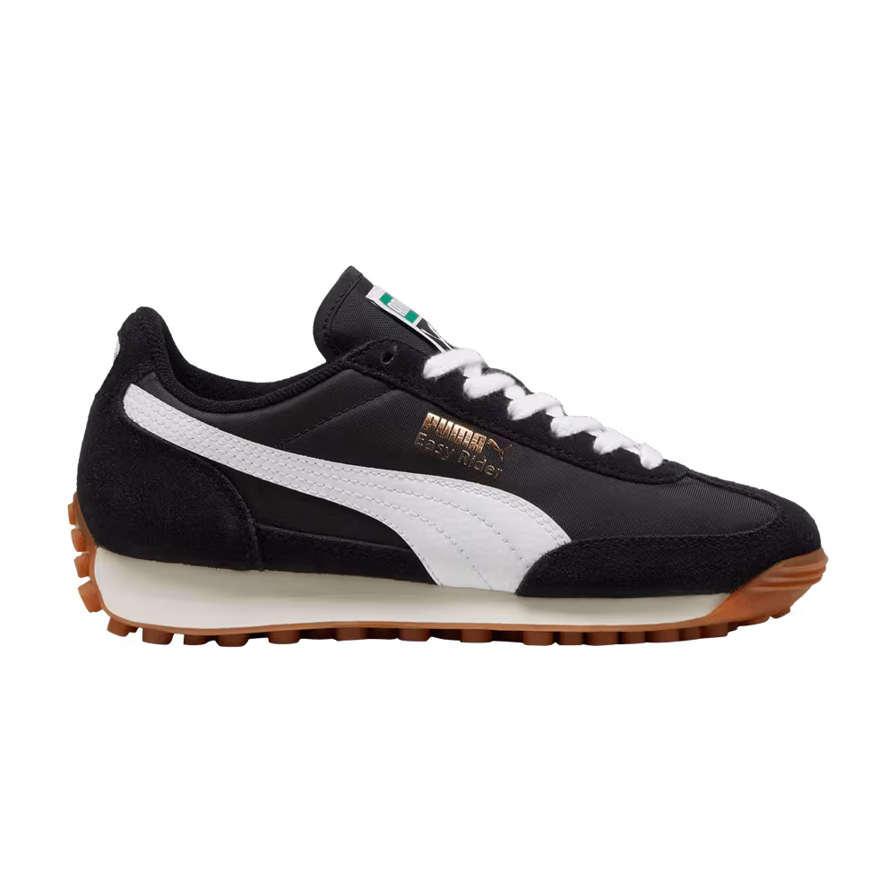 Puma Easy Rider Vintage Big Kid Black White