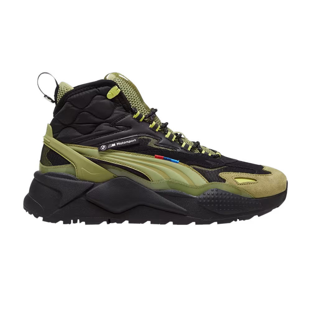 BMW M Motorsport x Puma RS-X Mid Black Calming Green