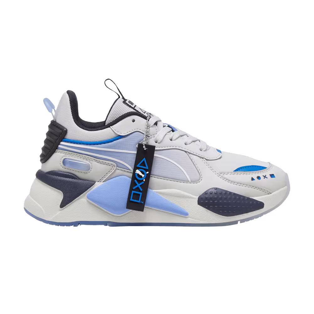PlayStation x Puma RS-X Big Kid Glacial Grey