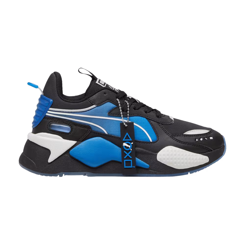 PlayStation x Puma RS-X Big Kid Black Team Royal