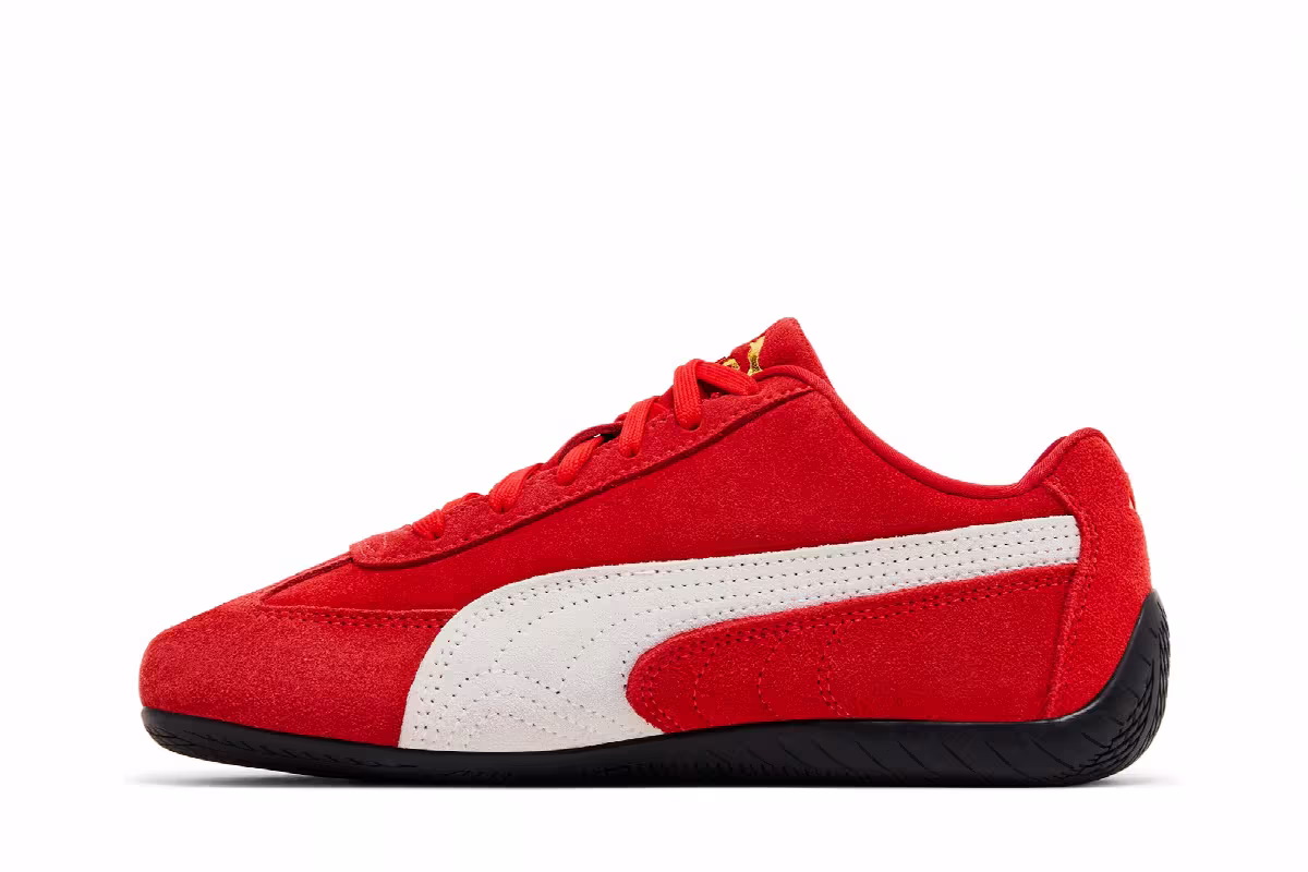 Puma Women's Speedcat OG Red White, view 4