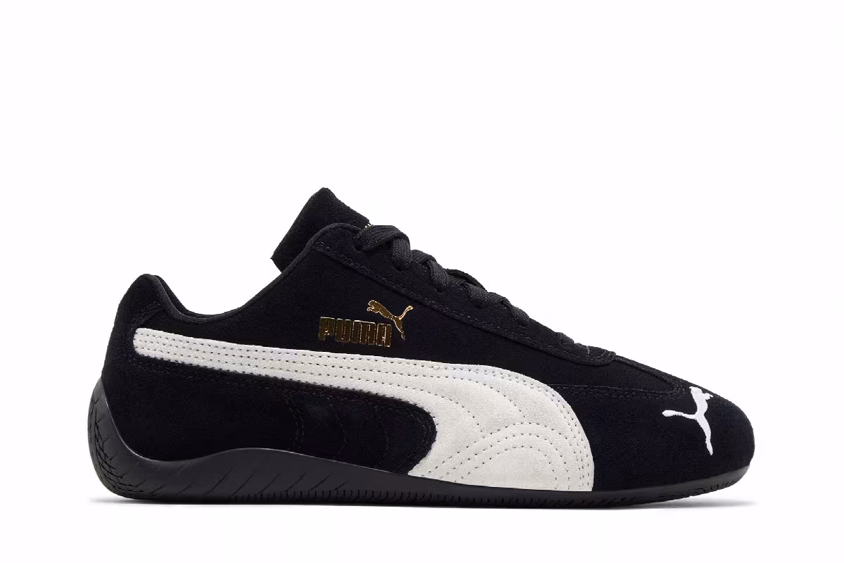 Puma Women's Speedcat OG Black White, view 2