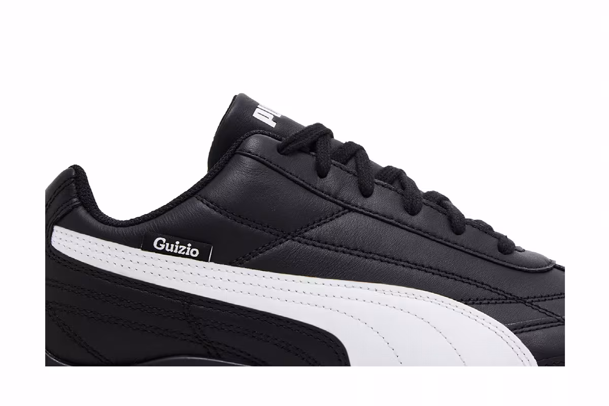 Danielle Guizio x Puma Speedcat Leather Black White, view 3