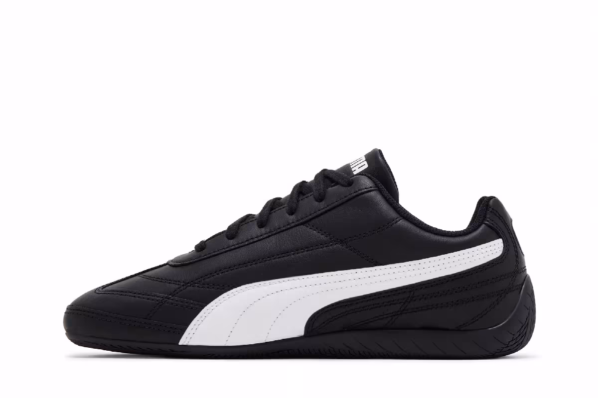 Danielle Guizio x Puma Speedcat Leather Black White, view 4