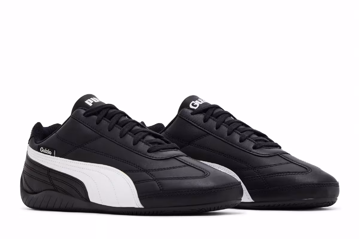 Danielle Guizio x Puma Speedcat Leather Black White, view 9