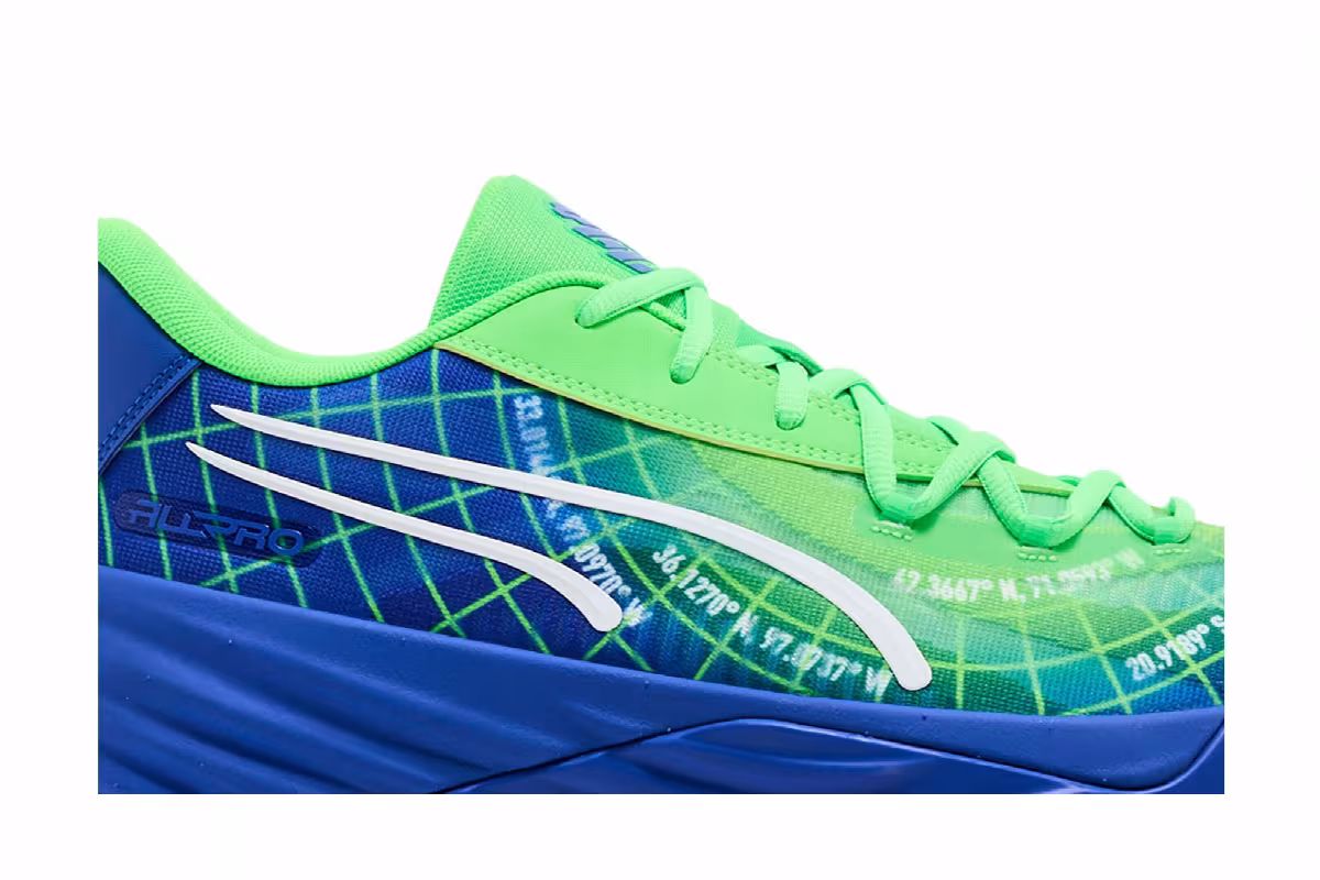 Marcus Smart x Puma All-Pro Nitro Fluro Green, view 3