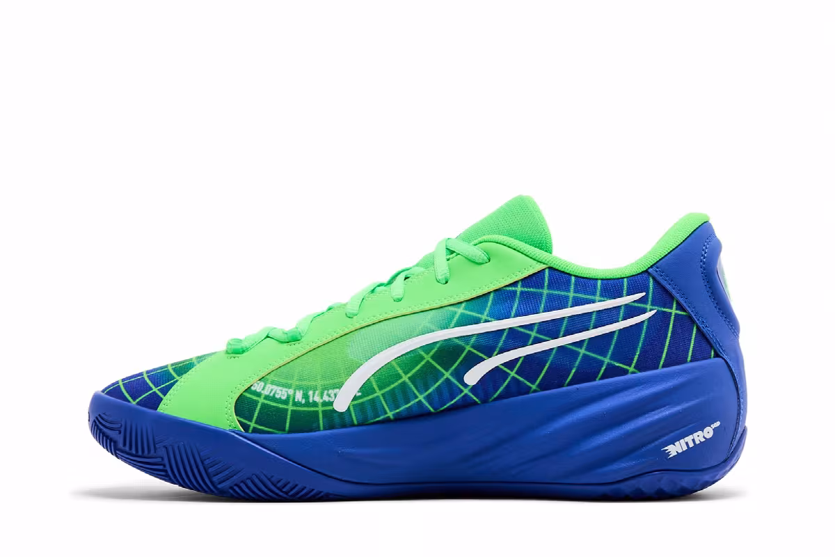 Marcus Smart x Puma All-Pro Nitro Fluro Green, view 4
