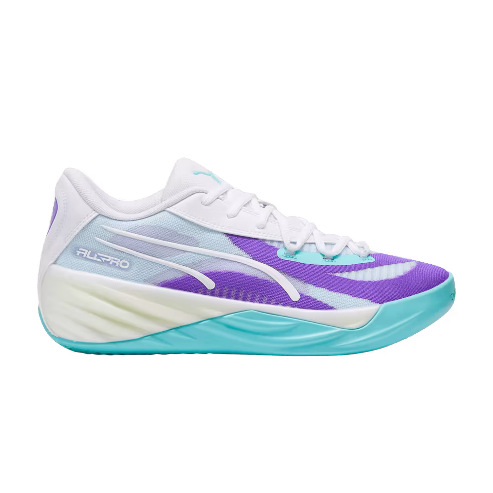 Puma All-Pro Nitro Deep Aqua Purple Glimmer
