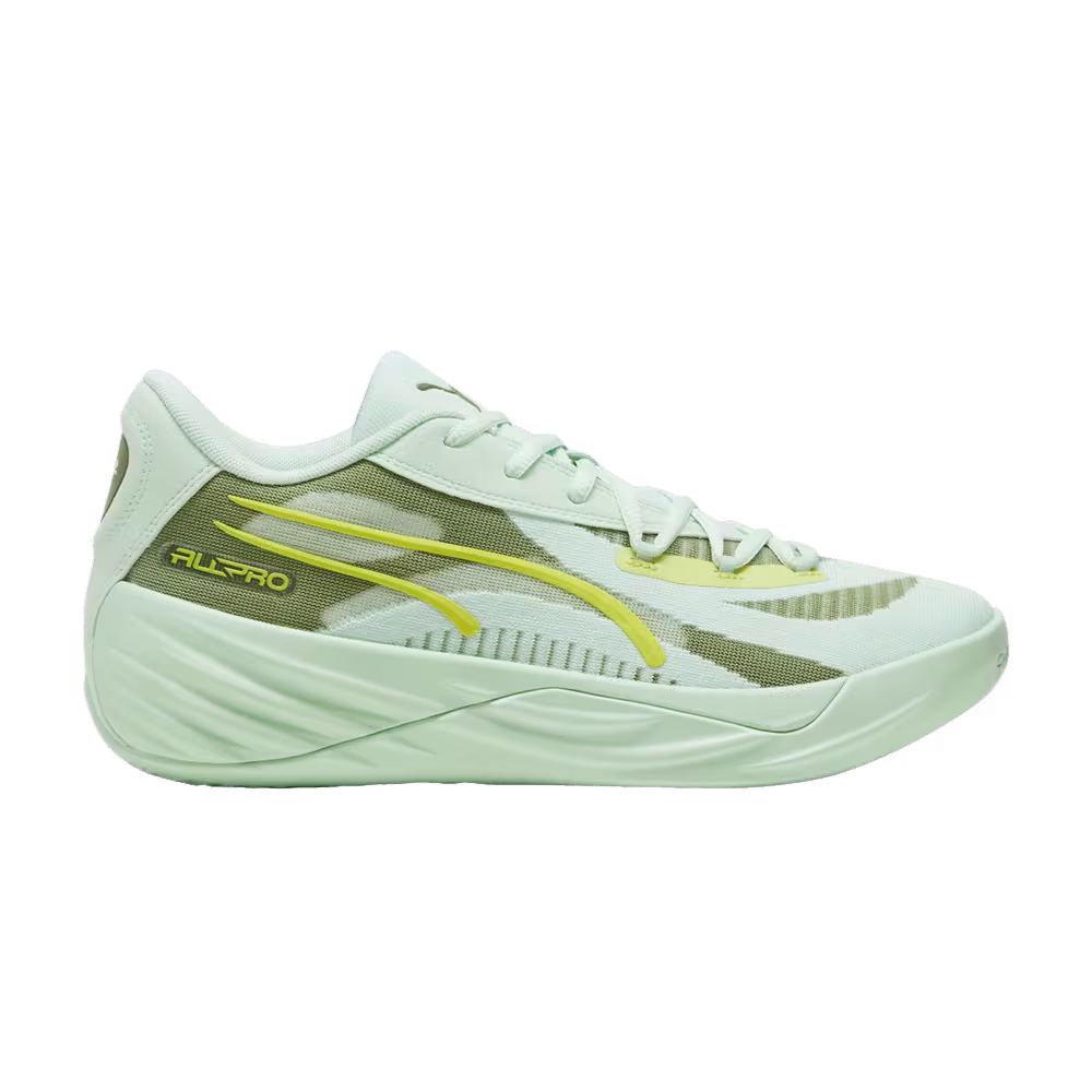 Puma All-Pro Nitro Fresh Mint Olive Green