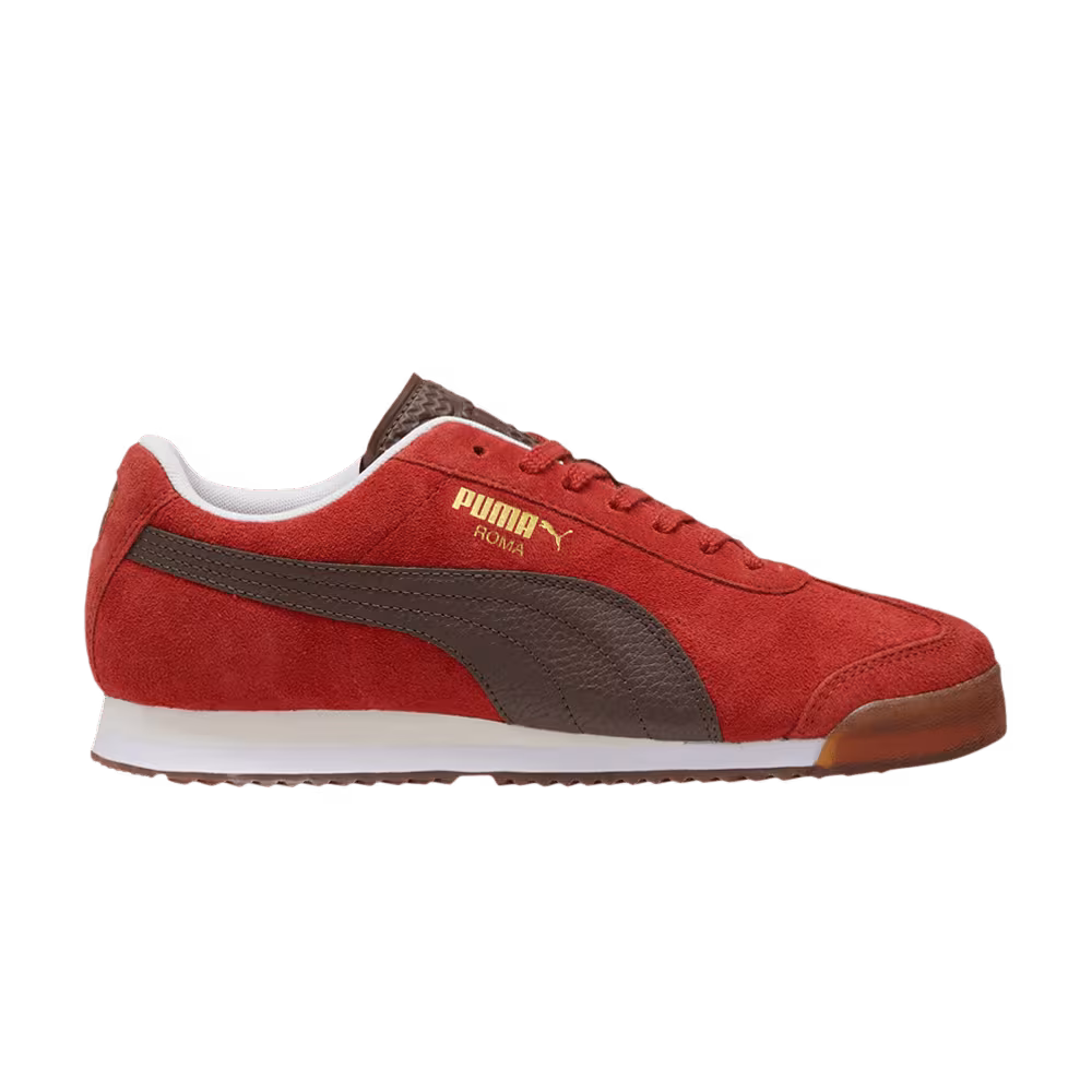 Puma Roma Suede Mars Red Espresso Brown