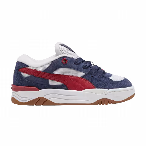 Puma 180 Texture Big Kid 'Club Navy Silver Mist'