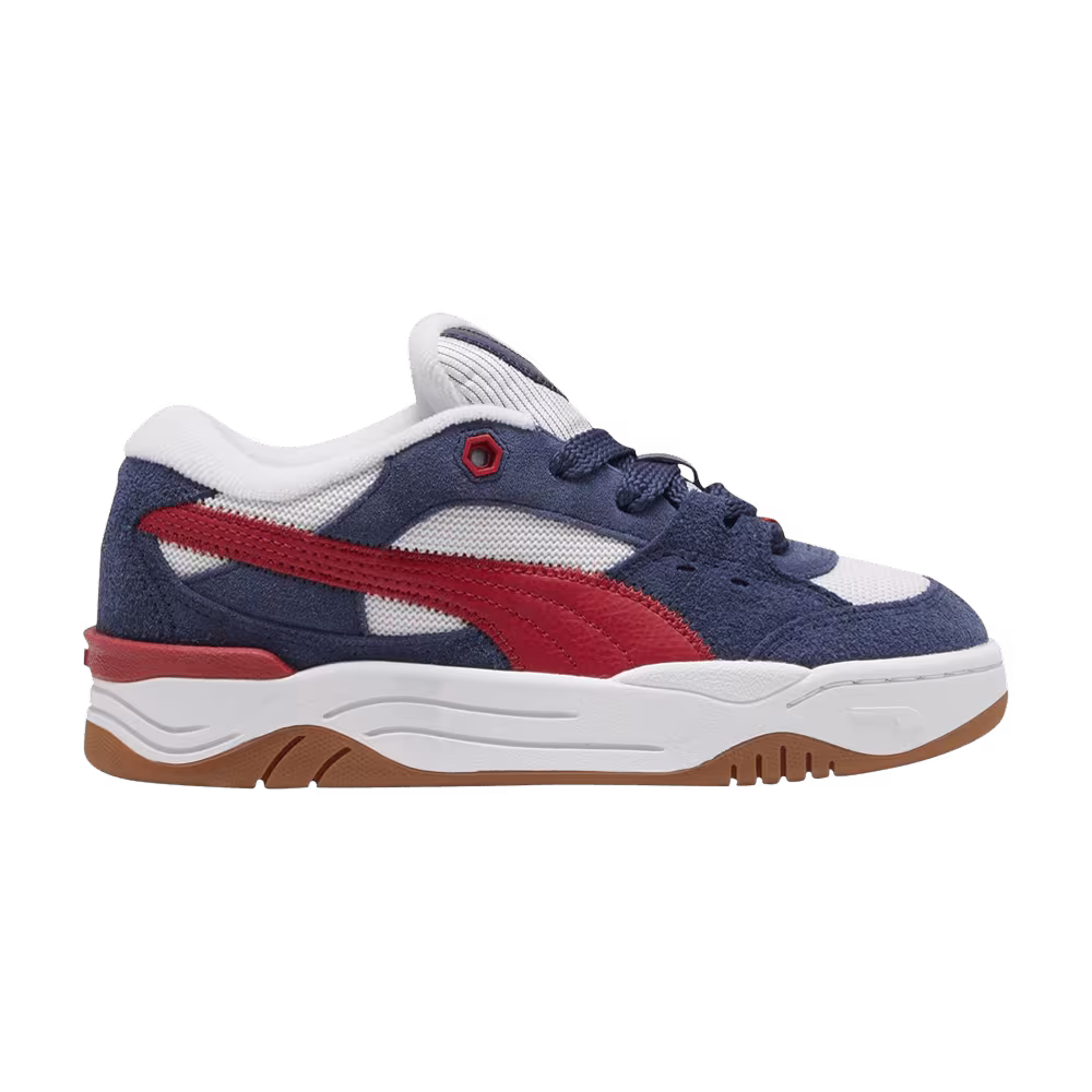 Puma 180 Texture Big Kid Club Navy Silver Mist