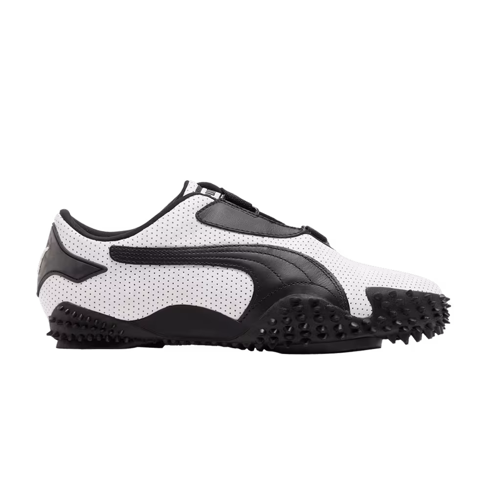 Puma Mostro Perforated Leather Pack - White Black