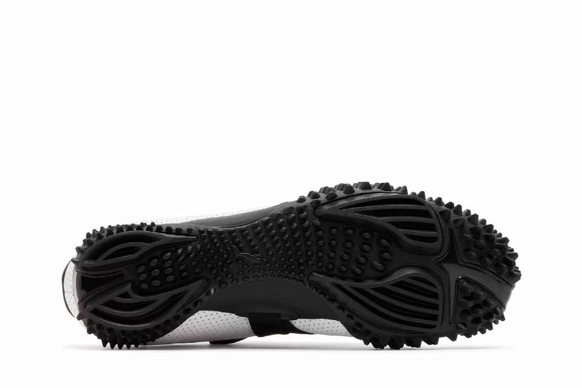 Puma Mostro Perforated Leather Pack - White Black, view 5