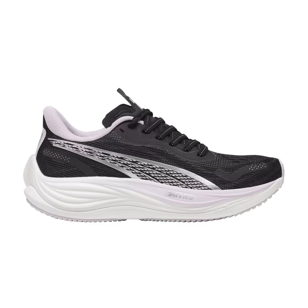 Puma Women's Velocity Nitro 3 Black Silver Grape Mist