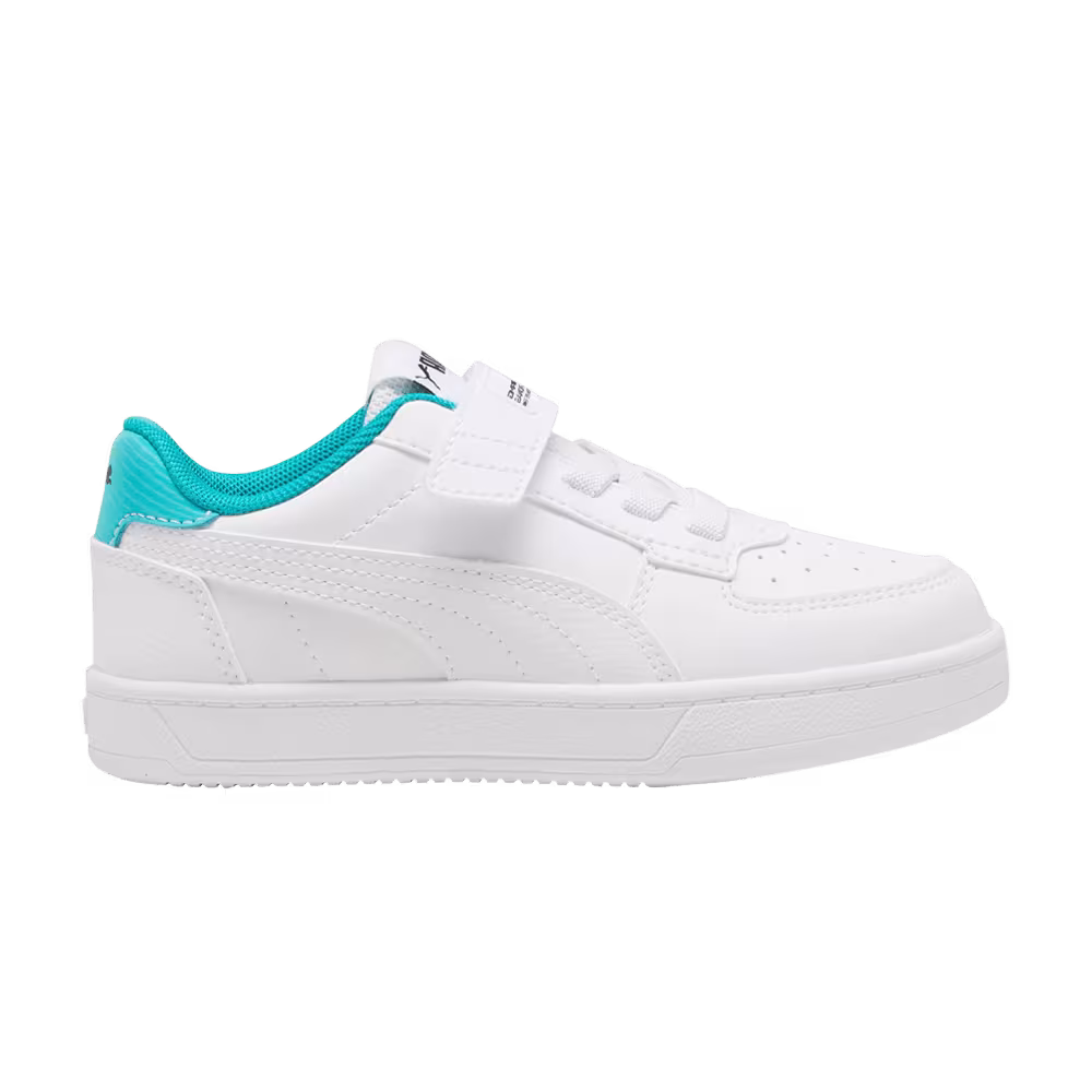 Mercedes-AMG Petronas F1 x Puma Caven 2.0 AC+ Little Kid White Sheen Green