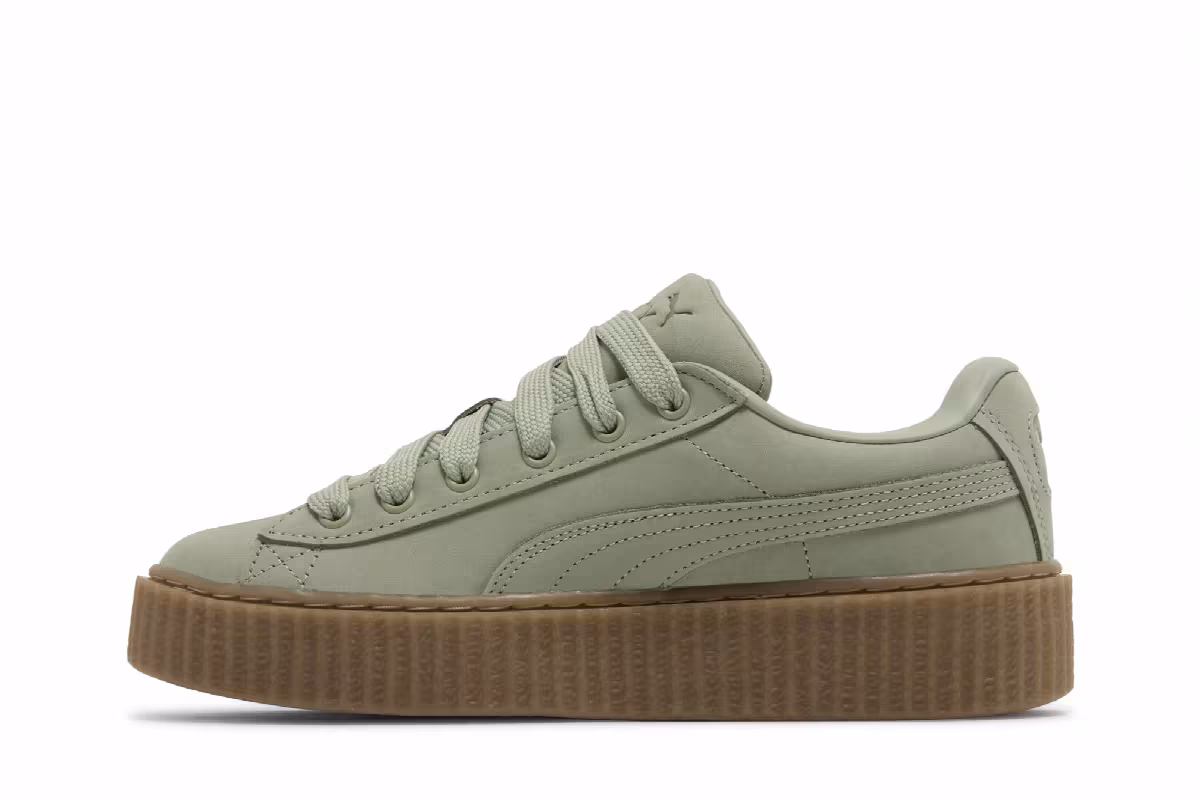 Women's Fenty x Puma Creeper Phatty Earth Tone Pack - Green Fog, view 4
