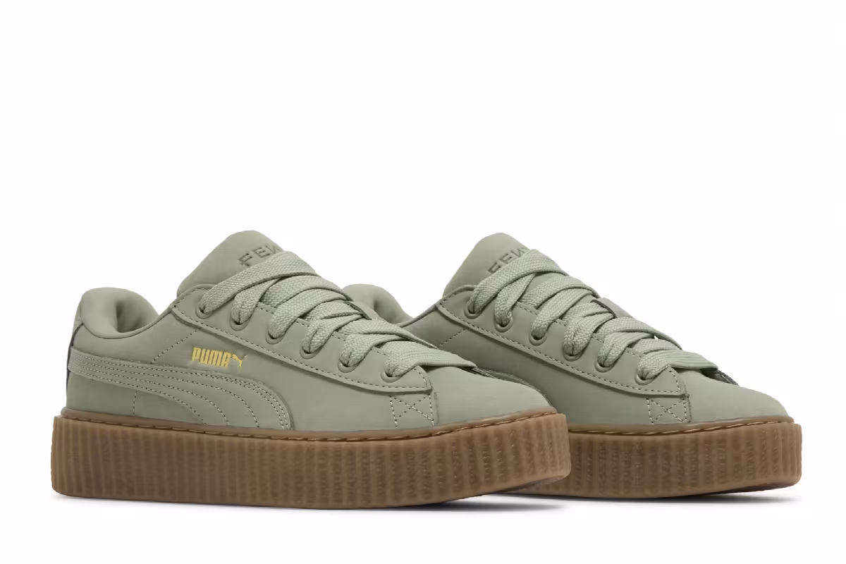 Women's Fenty x Puma Creeper Phatty Earth Tone Pack - Green Fog, view 9