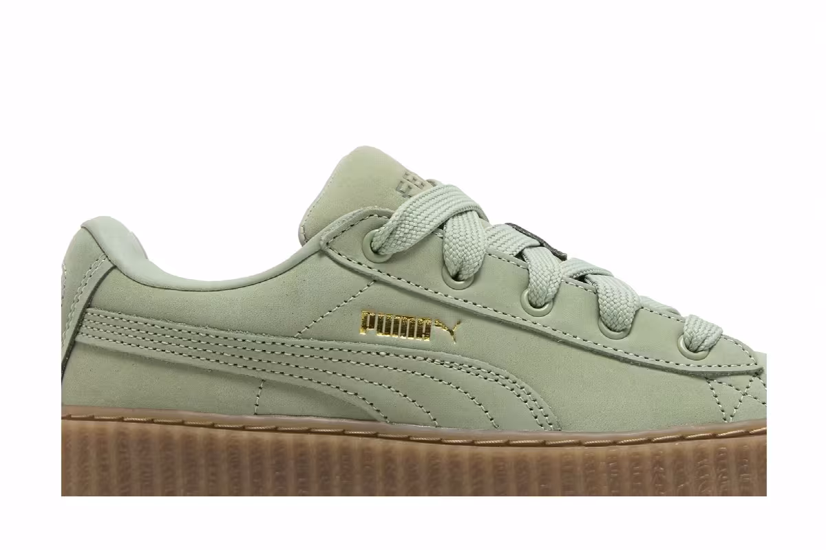 Puma Fenty x Creeper Phatty Big Kid Earth Tone Pack - Green Fog, view 3