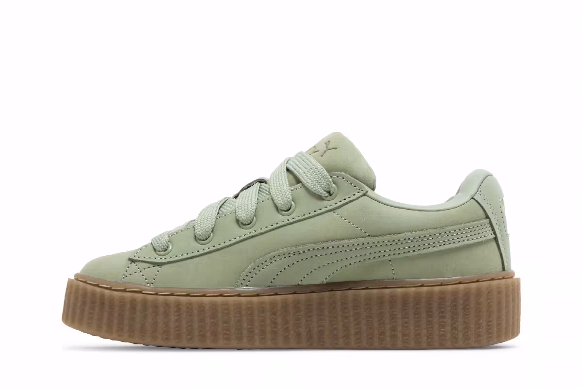 Puma Fenty x Creeper Phatty Big Kid Earth Tone Pack - Green Fog, view 4