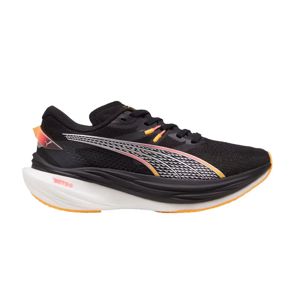 Puma Women's Deviate Nitro 3 Black Sunset Glow