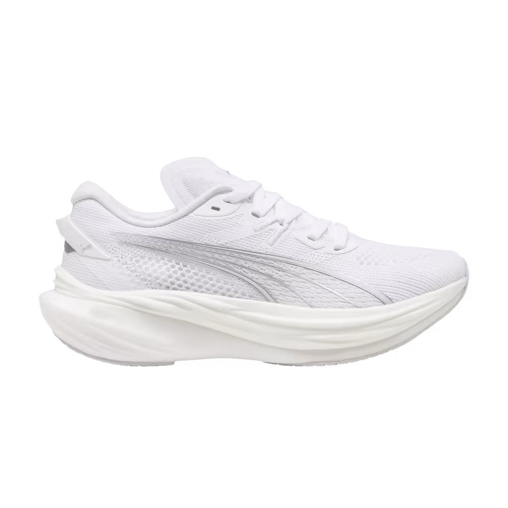 Puma Women's Deviate Nitro 3 White Feather Grey
