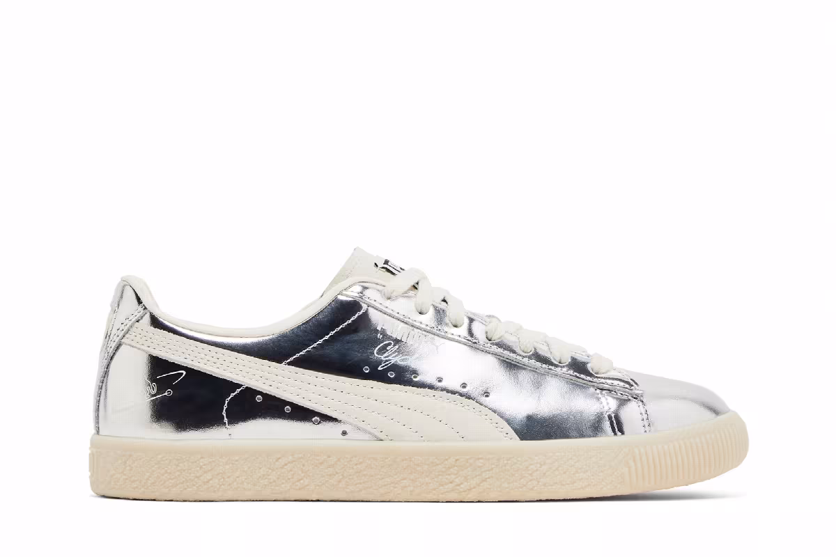 Puma Clyde 3024 Silver, view 2