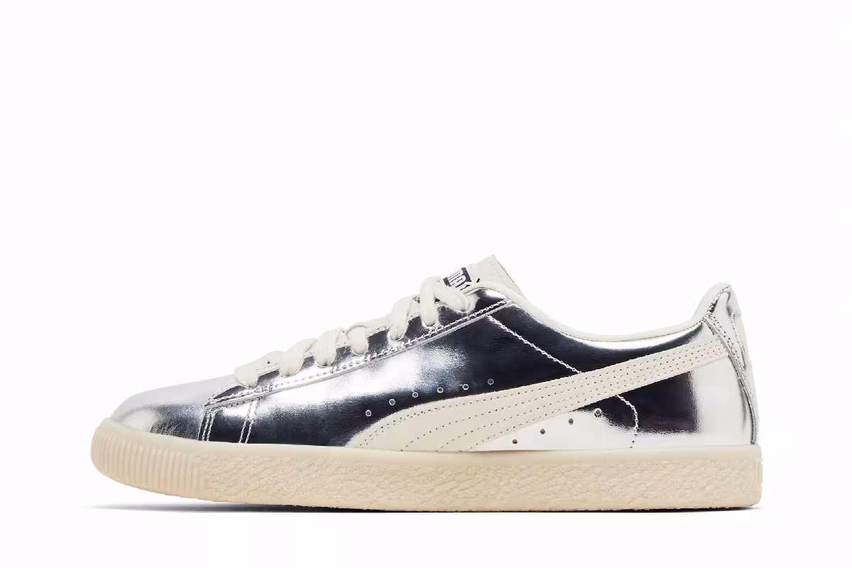 Puma Clyde 3024 Silver, view 4
