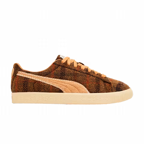Puma Clyde 'Harris Tweed Pack - Caramel Latte'