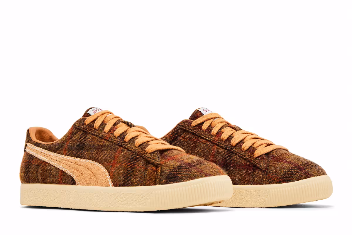 Puma Clyde Harris Tweed Pack - Caramel Latt, view 9