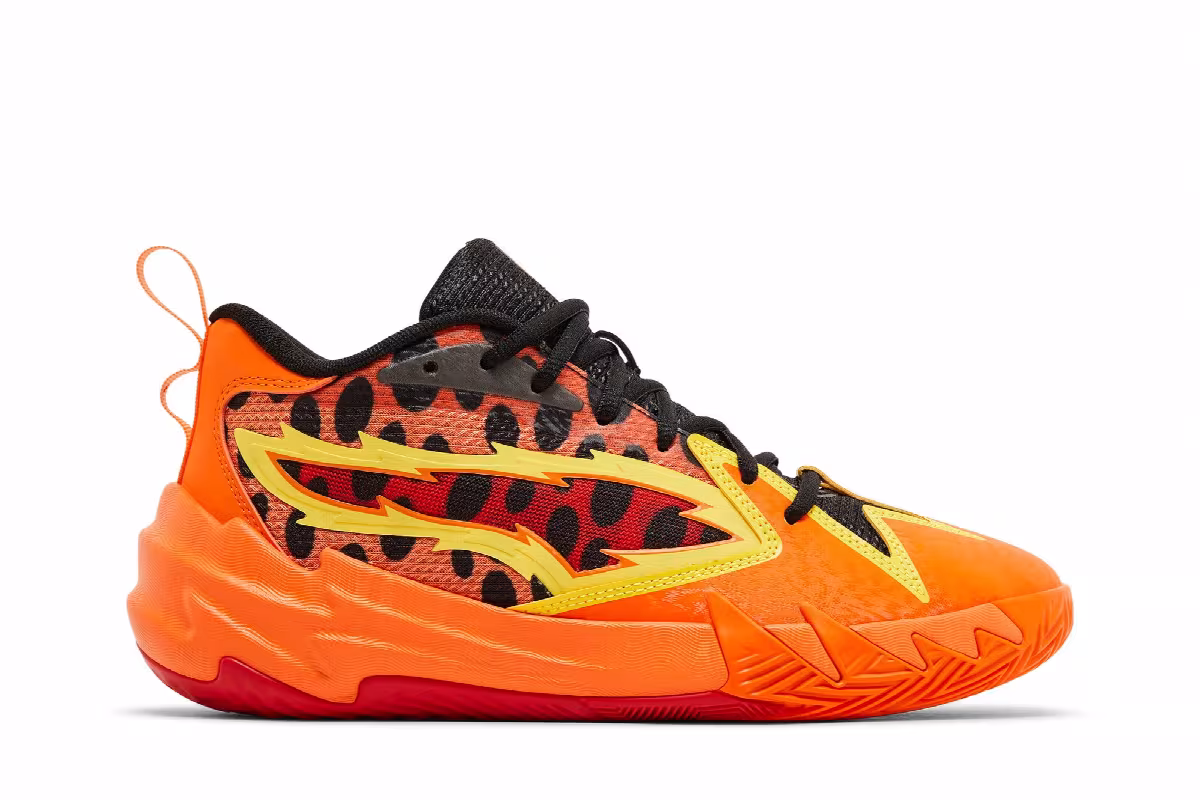 Cheetos x Puma Scoot Zeros Big Kid Flamin' Hot, view 2