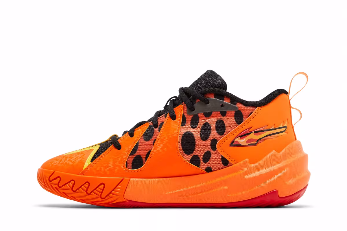 Cheetos x Puma Scoot Zeros Big Kid Flamin' Hot, view 4