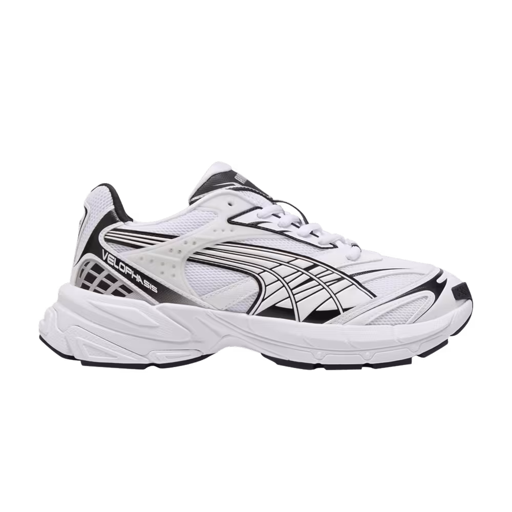 Puma Velophasis Always On - White Silver Black