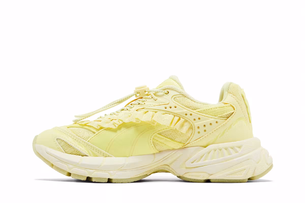 Collina Strada x Puma Women's Velophasis Vintage Yellow, view 4