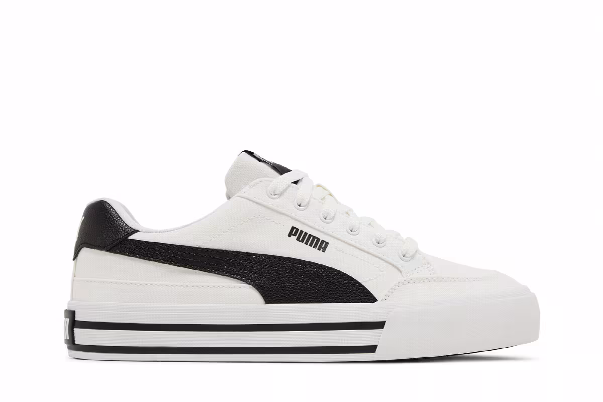 Puma Court Classic Vulc FS White Black, view 2