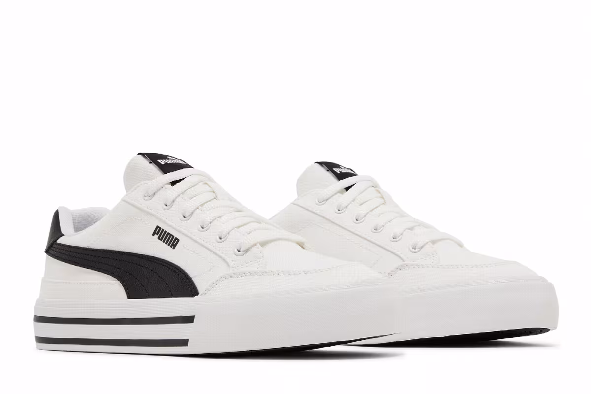 Puma Court Classic Vulc FS White Black, view 9