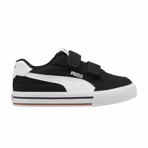 Puma Court Classic Vulc FS V Little Kid 'Black White'