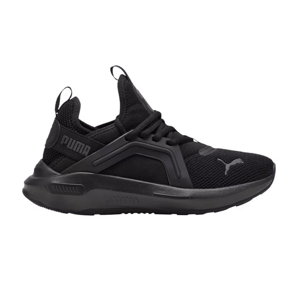 Puma Softride Enzo 5 Big Kid Black Cool Dark Grey