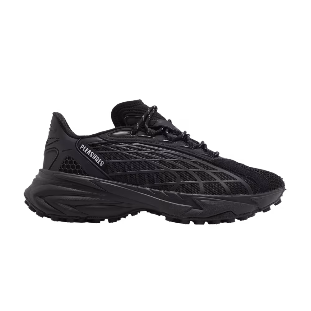 Pleasures x Puma Spirex Black